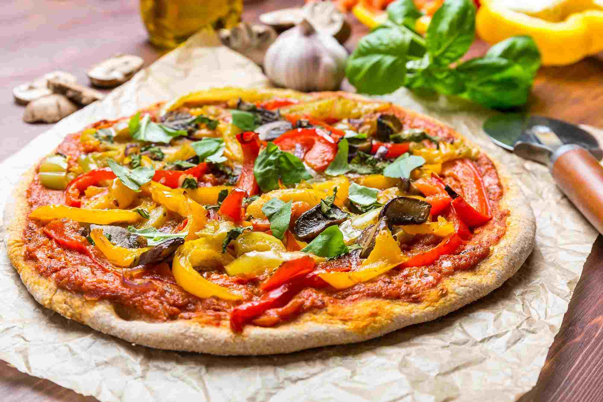 Vegetarian pizza