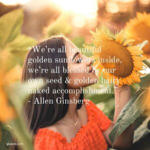 100 Sunflower Quotes Which are Full Of Positive Things - Gluwee