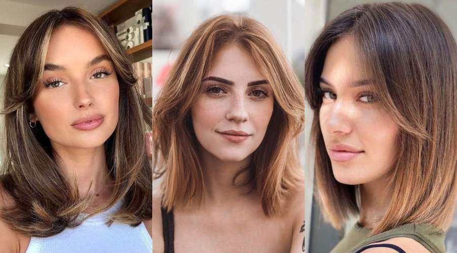 10 Beautiful Curtain Bangs Ideas for Short Hair