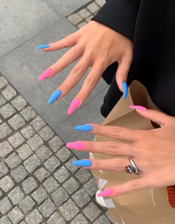 10 Cute Colorful French Tip Nails for Summer